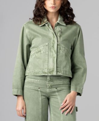 BLANK NYC - Women's Collared Twill Jacket