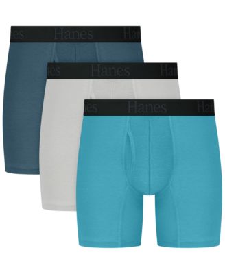 Hanes - Men's Ultimate Comfort Assorted Boxer Briefs, 3-Pack