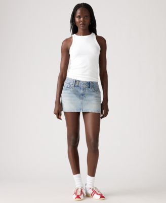 Levi's - Women's Slim-Fit Superlow Mini Skirt