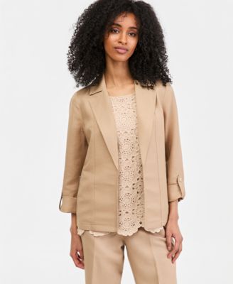 Kasper - Petite Notch Collar Jacket
