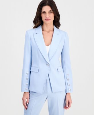Women's Peak Lapel One-Button Blazer image