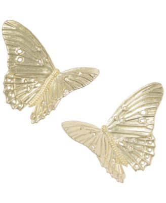 Kendra Scott - Cailey 14k Gold Over Brass Butterfly Statement Stud Earrings