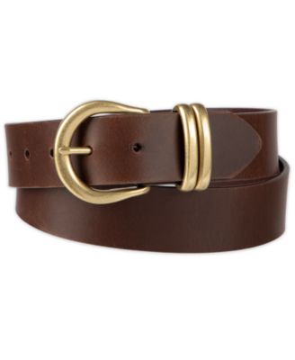 Levi's - Women's Double Metal Loop Leather Belt