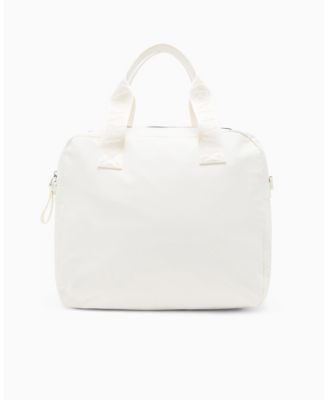 A|X Armani Exchange - Men's White Edition Duffel Bag