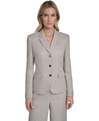 Calvin Klein - Women's Novelty 3-Button Jacket