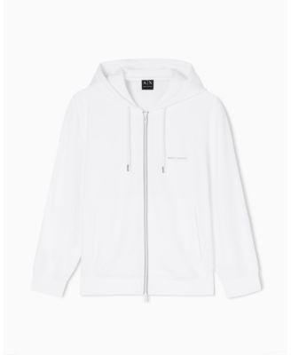 A|X Armani Exchange - Men's White Edition Full Zip Sweatshirt