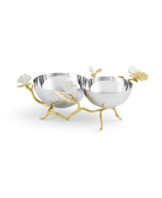Michael Aram - Butterfly Ginkgo Gold-Tone Double Dish