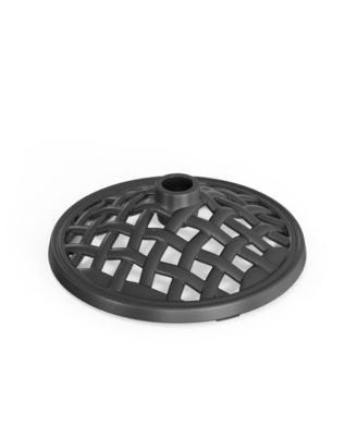 Agio Oasis 18" Cast Iron Outdoor Umbrella Base, Created for  image