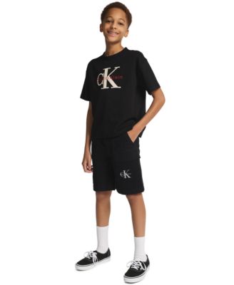 Calvin Klein - Boys' 8-16 Essential Woven Pull-On Shorts
