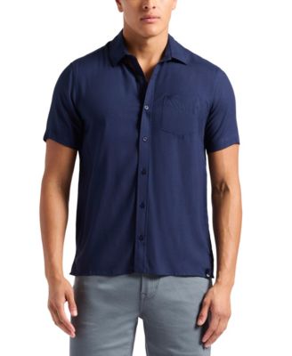 Buffalo David Bitton - Men's Sirilo Fitted Short Sleeve Button-Front Shirt