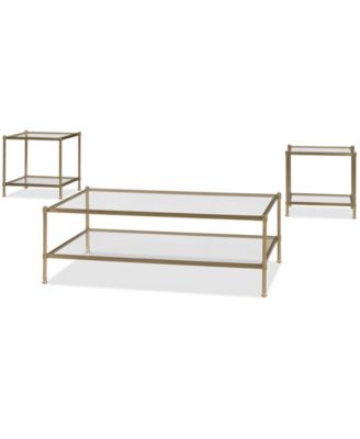 Furniture - Isla 3-Pc. Rectangle Coffee Table and End Table Set