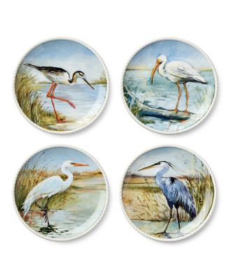 Coastal Birds Dinner Plates, Set of 4 image