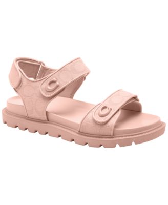 COACH - Women's Brynn Round Toe Flat Sandals