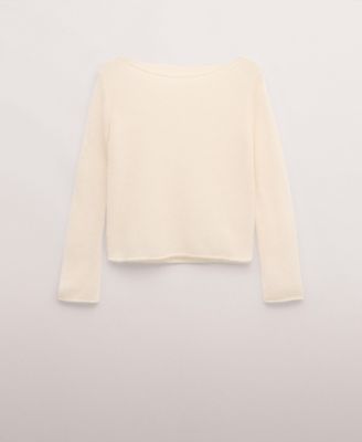 MANGO - Women's Semi-Transparent Alpaca Sweater