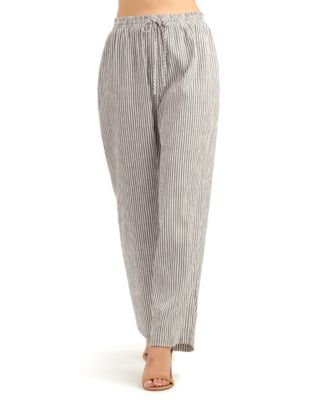 Women's Pucker Stripe Pull-On Pants image