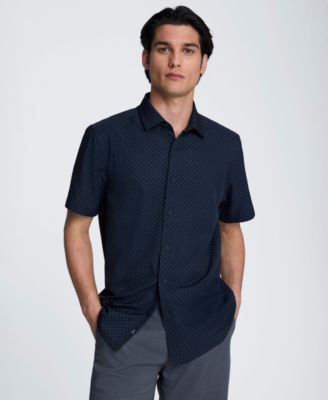 Kenneth Cole - Men's Short-Sleeve Button-Down Shirt