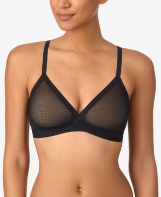 DKNY - Women's Table Tops Sheer Stripe Bralette DK7626