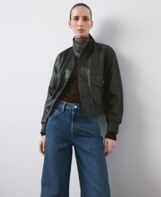 MANGO - Women's Mid-Rise Balloon Jeans