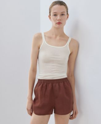 MANGO - Women's Seamless Lyocell Wool Top