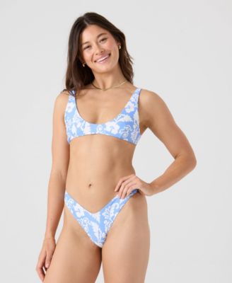 Roxy - Women's Printed Skimpy Coverage Hipster Swim Bottoms