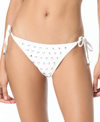 Michael Kors - Women's Pull-On Tie Side Bikini Bottom