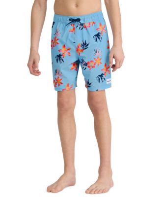 Hurley - Boys' 8-18 Floral Pull-On Swim Trunks