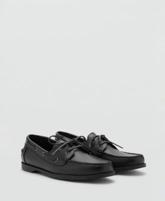 MANGO - Men's Leather Nautical Shoes
