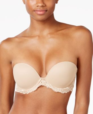 Natori - Feathers Strapless Lace-Trim Bra 731023