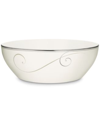 Platinum Wave Round Vegetable Bowl, 9", 96 oz. image