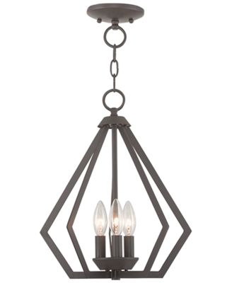 Livex - Prism 3- Light Metal 14'' Pendant