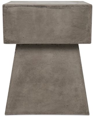 Safavieh - Teron Outdoor Accent Table, Quick Ship