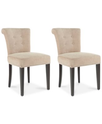 Safavieh - Tarran Set of 2 Dining Chairs, Quick Ship
