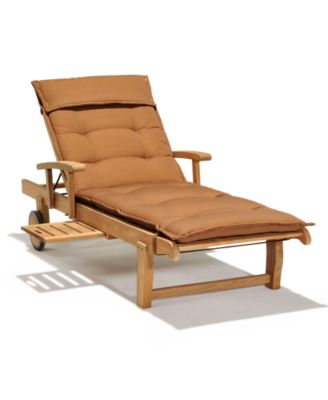Macy's - Bristol Teak Outdoor Chaise Lounge