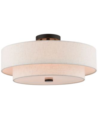 Livex - Claremont 4-Light Semi-Flush Mount