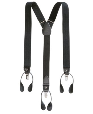 Club Room - Men's Herringbone Convertible Suspenders