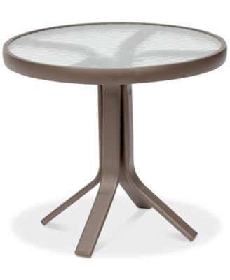Macy's - Aluminum 20" Round Outdoor End Table