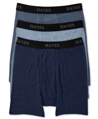 Hanes - Men's Big & Tall 3-Pk. Boxer Briefs