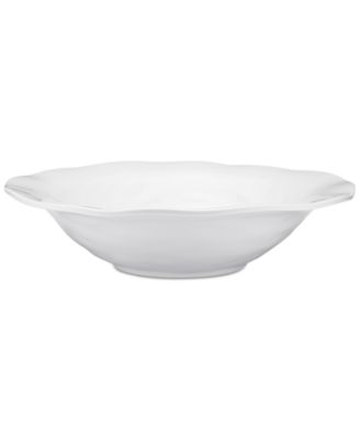 Ruffle Melamine Round Shallow Serving Bowl image