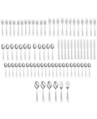 Macy's - Avery 78-Pc. Flatware Set