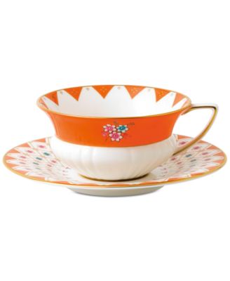 Wonderlust  Peony Diamond  Teacup & Saucer  image