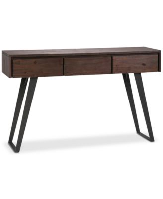 Simpli Home - Minah Console Coffee Table, Quick Ship