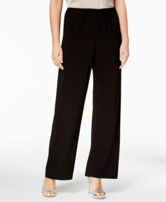 Alex Evenings - Chiffon Wide-Leg Pants