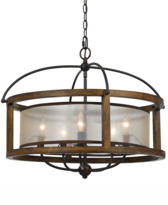 Cal Lighting - 60W 5-Light Round Chandelier