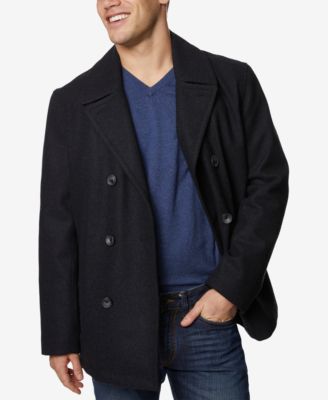 Nautica - Men's Three-Button Pea Coat