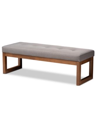 Baxton Studio - Estienne Wood Bench, Quick Ship