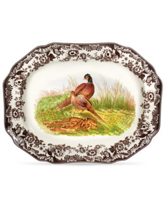 Spode - Woodland Pheasant Octogonal Platter