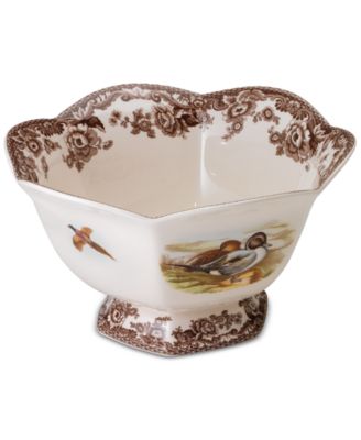 Spode - Woodland Bird Footed Bowl