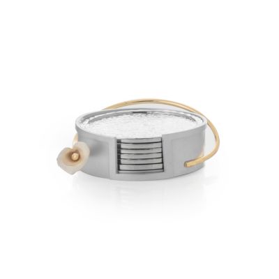 Calla Lily Coaster Set, Set of 6 image