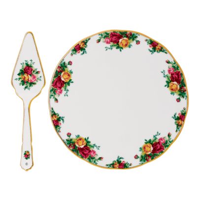 Old Country Roses Cake Plate & Server  image