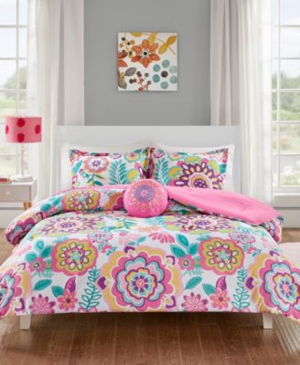 Intelligent Design - Mi Zone Camille 4-Pc. Floral Comforter Sets